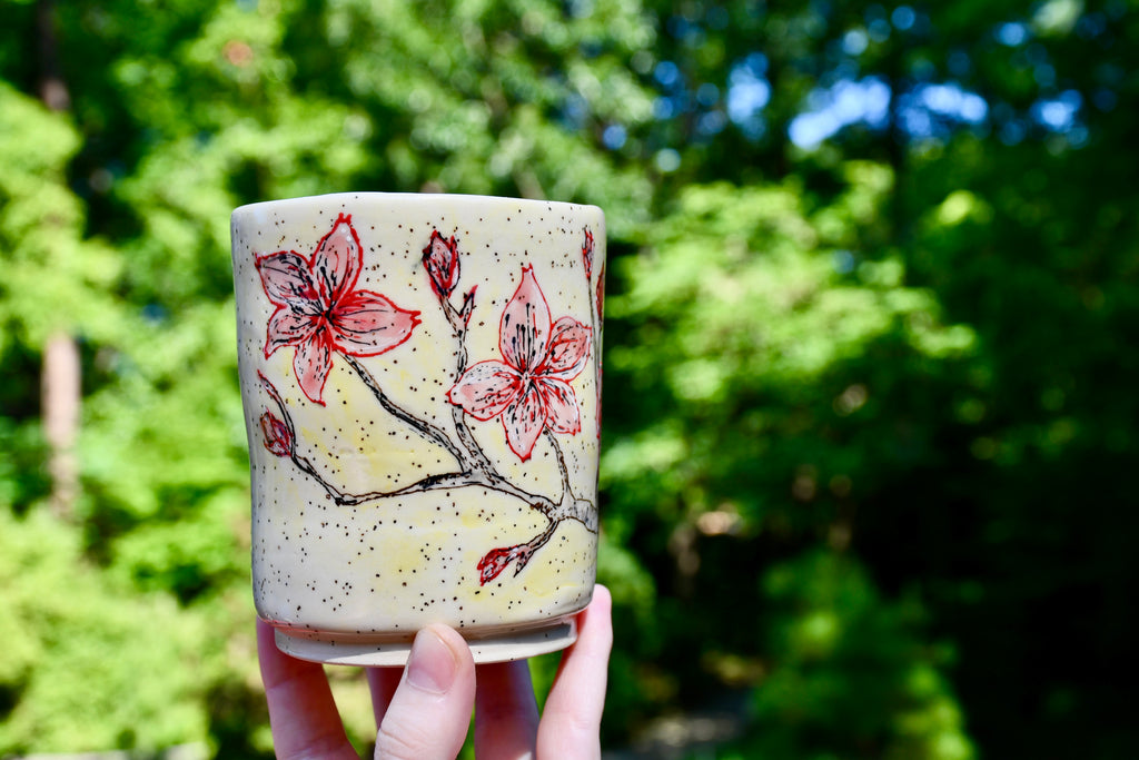Japanese Cherry Blossom Cup