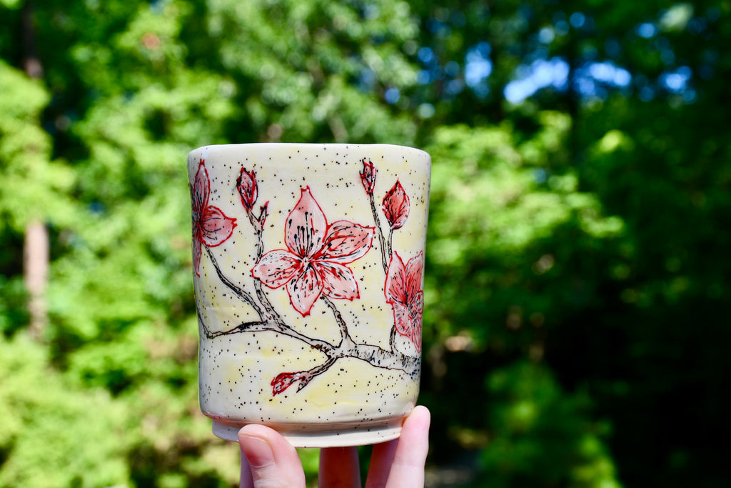 Japanese Cherry Blossom Cup