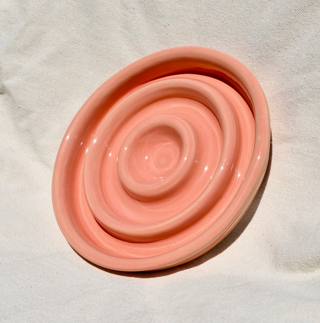 Slow Feeder - Bubble Pink