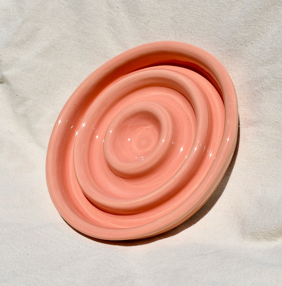 Slow Feeder - Bubble Pink