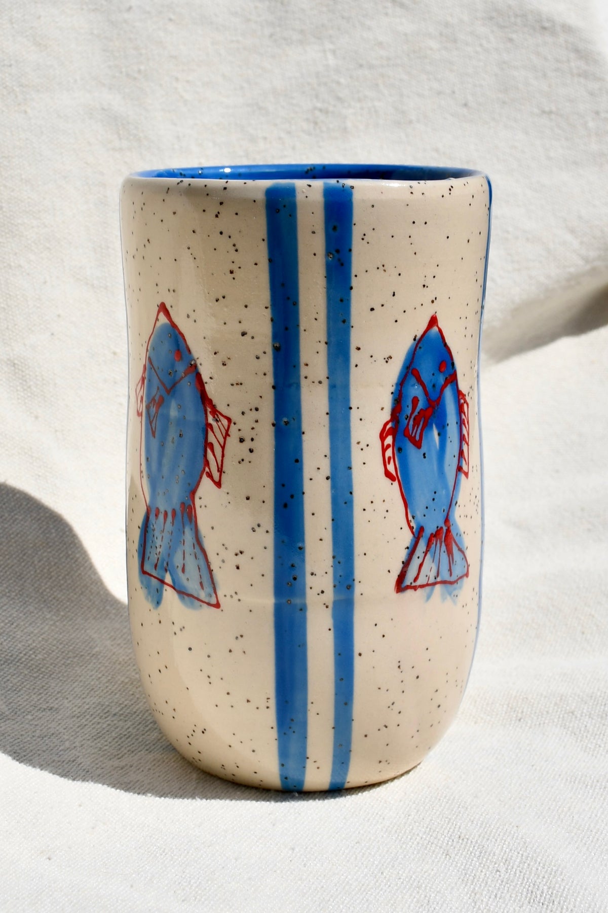 Blue Fish Tumbler