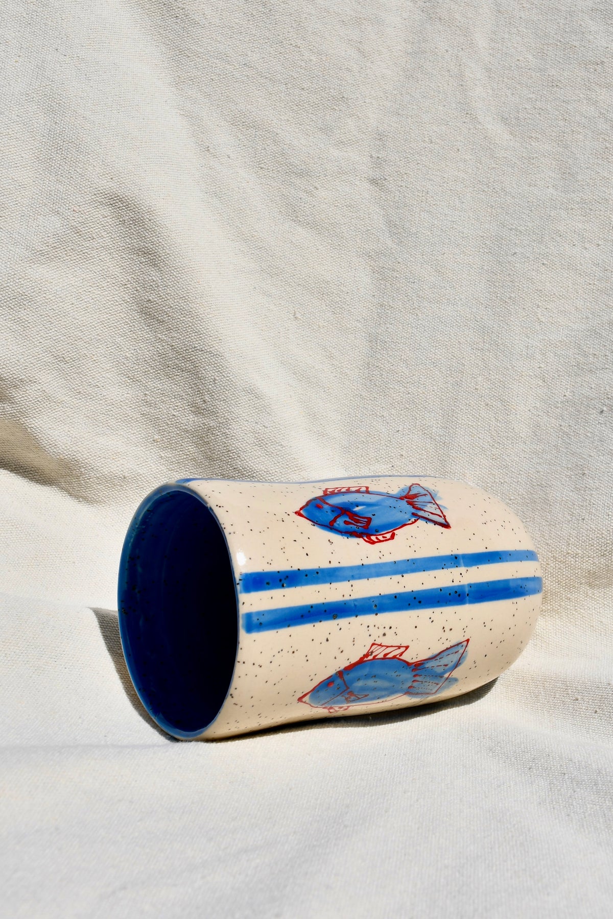 Blue Fish Tumbler