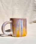 Pink, Yellow Drippy Mug