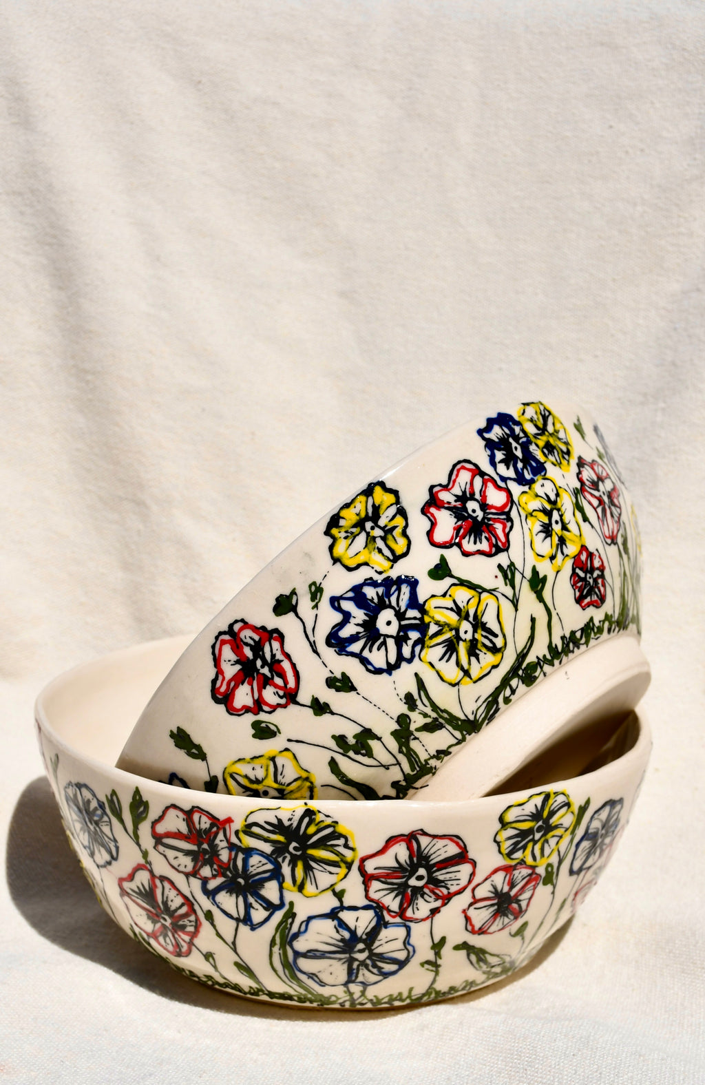 Floral Bowl Set